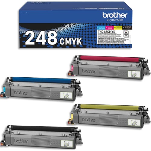 467259_d1-1.jpg BROTHER Pack Cartouche Laser TN-248 Standard (4x1000 pages) 4 Couleurs TN248VAL – Image 1