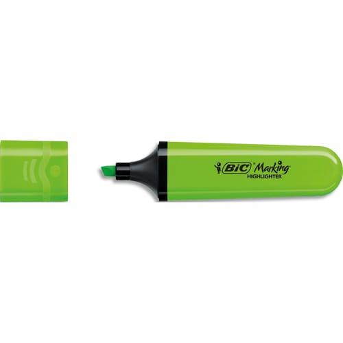 467369_d1.jpg BIC Surligneur Jumbo Pointe biseautée. Séchage rapide. Coloris Vert Fluo – Image 1