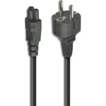 APM Câble alimentation secteur CEE 7-7 G/IEC C5 mâle/femelle noir 1.8m