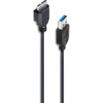 APM Câble USB-A / micro USB-B 3.0, USB 3.0, mâle / mâle, noir, 1m