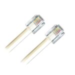 APM Câble ADSL, RJ11, mâle / mâle, blanc, 5m