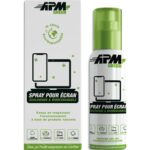 APM Set spray écran, écologique/green, 65ml+microfibre