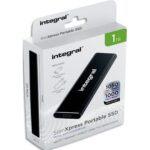INTEGRAL Disque SSD portable externe Slim 1 To - Lecture 1050/écriture 1000MBs