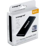 INTEGRAL Disque SSD portable externe Slim 500 Go - Lecture 1050/écriture 1000MBs