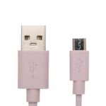 APM Câble micro usb rose 1m 600406