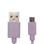 APM Câble micro usb violet 1m 600407