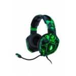SUREFIRE Casque gaming SKIRMISH son stéréo 2.0 et microphone intégré, design camouflage