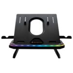 SUREFIRE Support pour ordinateur portable PORTUS X1, éclairage RVB, 9 angles de vision