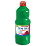 GIOTTO Flacon d'1 litre de gouache liquide de couleur Verte