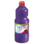 GIOTTO Flacon d'1 litre de gouache liquide de couleur Violet