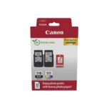 CANON Multipack 2 cartouches Jet d'encre N° 510 + 511 / 2970B017 Noir + Couleur