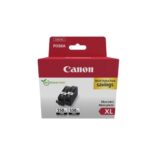 CANON Twin pack 2 cartouches Jet d'encre N° 550 / 6431B010 - Noir + Noir - Format XL Alarmé
