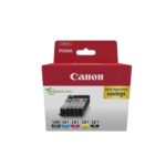 CANON Multipack 5 cartouches Jet d'encre N° 580 + 581 / 2078C008 Noir XXL + Noir + Cyan + Magenta + Jaune