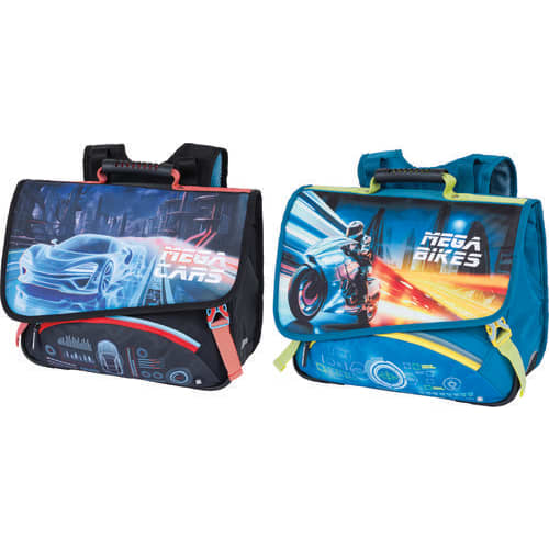 479807_d1-1.jpg OBERTHUR Cartable 38cm MEGACARS/MEGABIKES 2D – Image 1