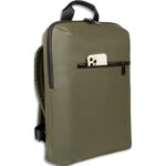 TUCANO Sac à dos kaki au design minimaliste-sportif pour Ordinateurs portables de 15,6 pouces BKGOM15-VM