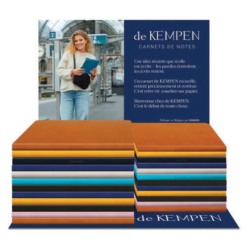 480821_d1-1.jpg BREPOLS Carnet de KEMPEN silence p 11x16 cm ligné - bleu marine 5.796.3344.39.6.8 – Image 1