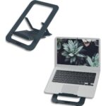LEITZ Support ergonomique pour ordinateur portable réglable ultra-plat en aluminium 63460089
