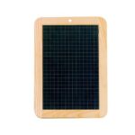 WONDAY Ardoise naturelle avec cadre en bois face petits carreaux