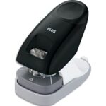 PLUS JAPAN Agrafeuse de bureau sans agrafe Desktop jusqu à 10 feuilles. Coloris noir