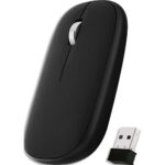 TNB Iclick - souris sans fil colorée dual connect - noir MWCOLORBK