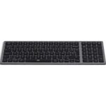 TNB Iclick - clavier bluetooth rechargeable ultra fin - gris bleu KBWPRO