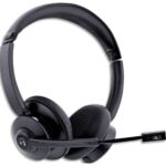 TNB Activ 1000x - casque professionnel bluetooth + 2,4 ghz avec base de recharge - noir ACTIV1000X