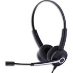 TNB Activ 200s - micro-casque stéréo professionnel jack, usb-a et usb-c - noir BLHSTEREO