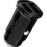 TNB Chargeur allume-cigares double usb 2.4a - noir ACGPCAR2A