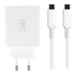 TNB Iclick - chargeur compact usb-c et usb-a - blanc CHNBTINY65