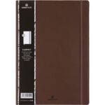 OBERTHUR Carnet a4 balthazar brun - 200 pages - souple - ligne 453410