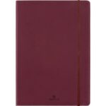OBERTHUR Carnet a5 balthazar bordeaux - 200 pages - souple - ligne 588426
