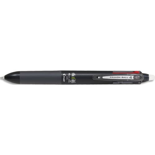 481328_d1.jpg PILOT Stylo bille 4 couleurs rétractables FriXion BALL. Pointe fine. Coloris noir – Image 1