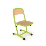 Chaise coque 4 pieds maternelle ral: vert granny 6029T1