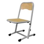 Chaise coque ast maternelle ral: alu 9006T2