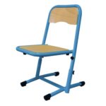 Chaise coque ast maternelle ral: bleu 5015T3