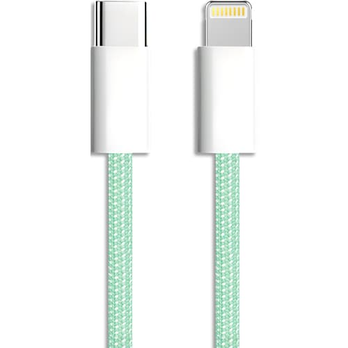 483779_d1-1.jpg APM Câble usb-c / lightning mfi, colors nylon, vert, 1m 600412 – Image 1