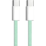 APM Câble usb-c / usb-c, colors nylon, vert, 1m 600415