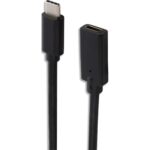 APM Rallonge usb-c / usb-c, usb 3.0, 60w, m / f, noir, 3m 570357