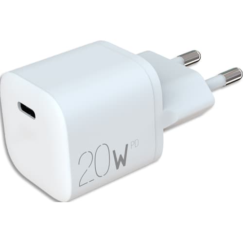 483792_d1-1.jpg APM Chargeur secteur, 1 usb-c, 20w, blanc 570338 – Image 1