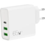 APM Chargeur secteur, triple, 2 usb-a / 1 usb-c, pd65w, blanc 570411