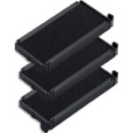 TRODAT Boîte 10 recharges 6/4913 pour appareils 4913/4913T/4953. Noir