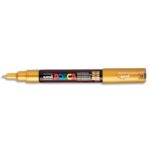 POSCA Marqueur peinture à eau, encre à pigmentation Or, pointe extra fine PC1MC OR