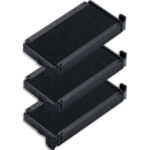 TRODAT Boîte 10 recharges 6/4912 pour appareils 4912/4912T/4952/4992 Xprint. Noir