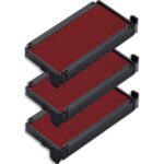 TRODAT Boîte 10 recharges 6/4912 pour appareils 4912/4912T/4952/4992 Xprint. Rouge