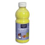 LEFRANC BOURGEOIS Flacon de 500ml gouache Glossy Jaune primaire
