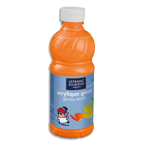 536144_d1-1.jpg LEFRANC BOURGEOIS Flacon de 500ml gouache Glossy Jaune d'Or – Image 1