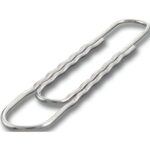 MAPED Attache-lettres ondulée en acier galvanisé, 50 mm, boîte de 100 – Image 2