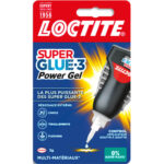 SUPER GLUE Flacon 3g colle instantanée gel SUPERGLUE Control. Goutte à goutte