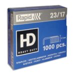 RAPID Agrafes N°23/17 en Boîte de 1000