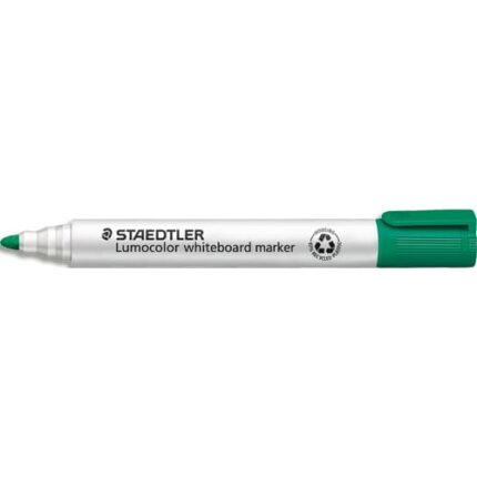 STAEDTLER Marqueur effaçable à sec pour tableaux Blancs pointe ogive encre à base d'alcool Verte 351